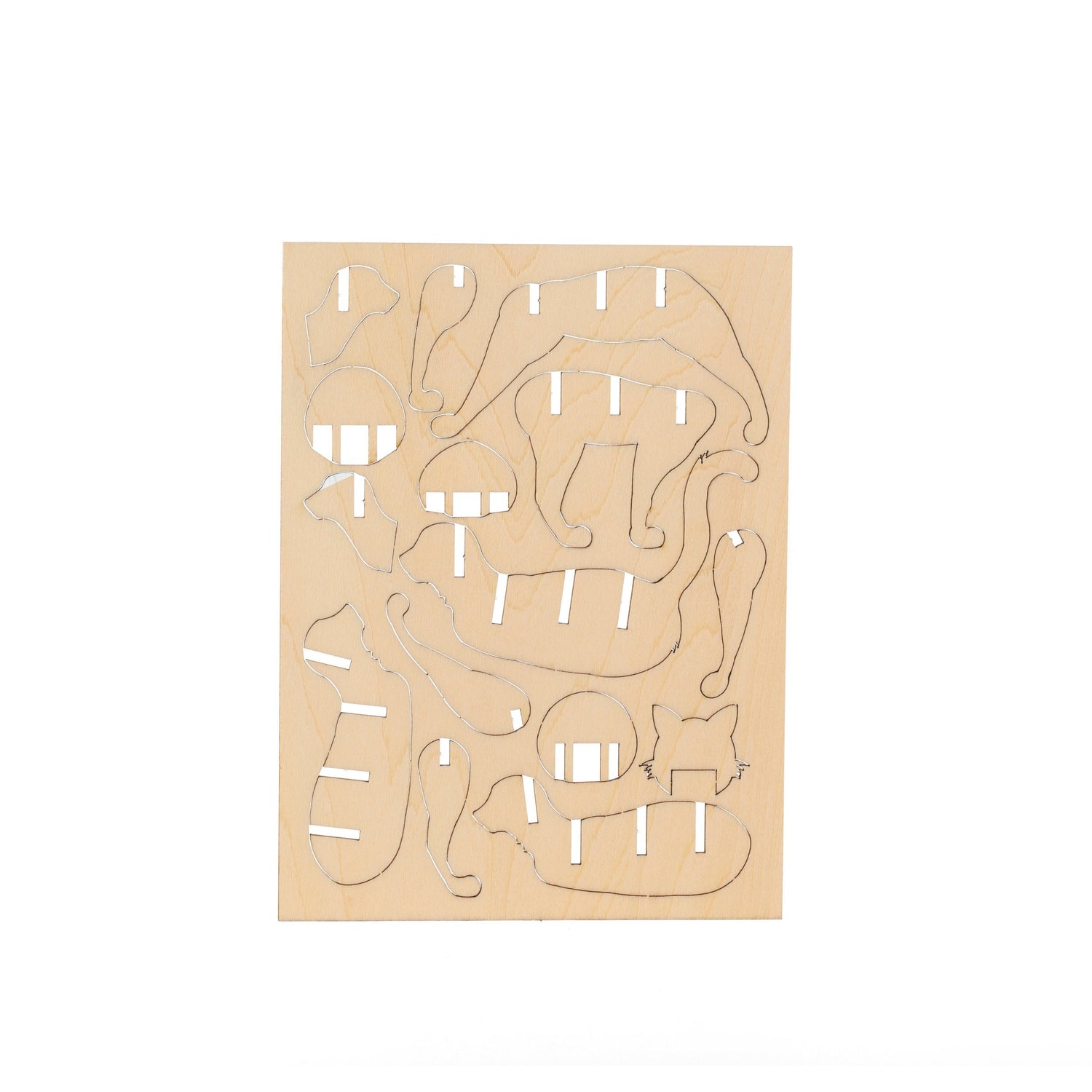 Cat 3d Wooden Puzzle