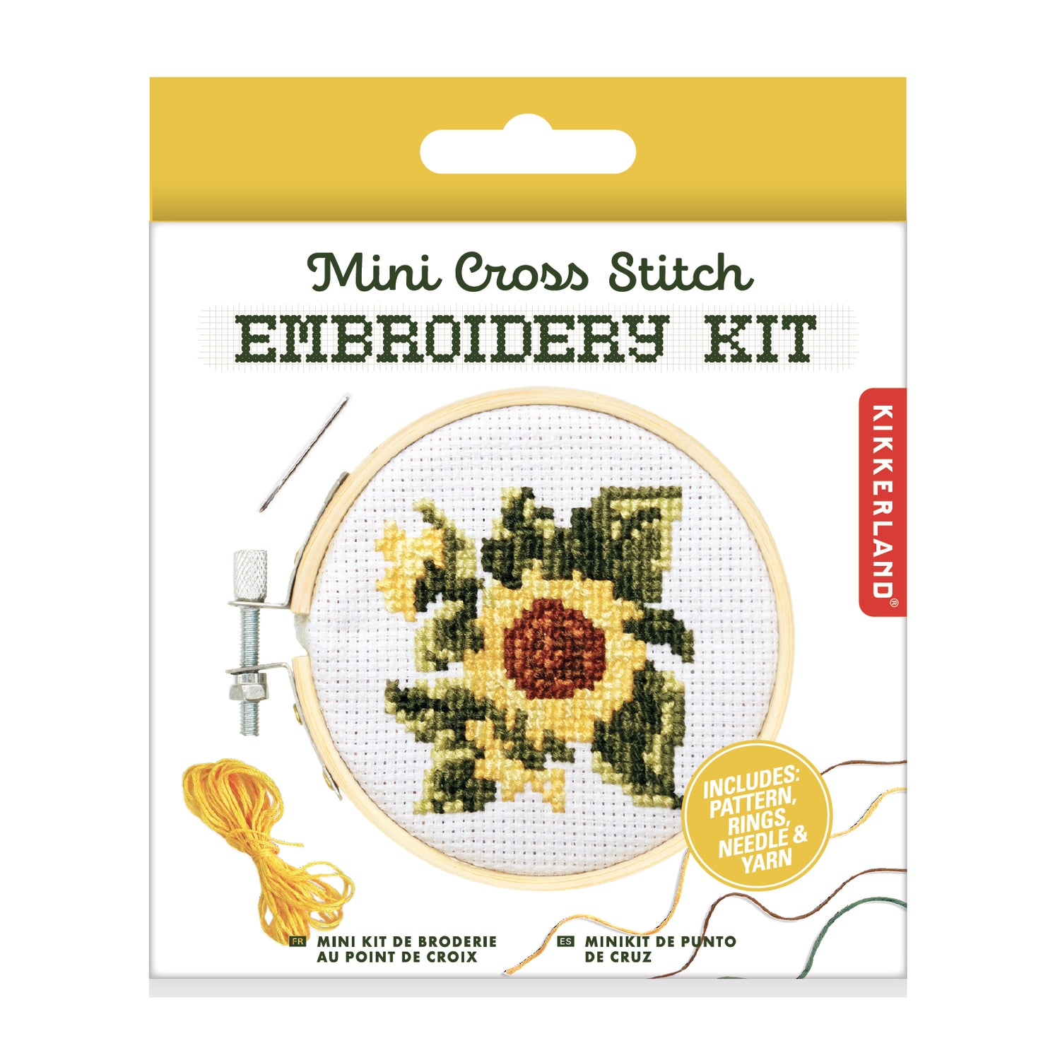 Sunflower Mini Cross Stitch Embroidery Kit