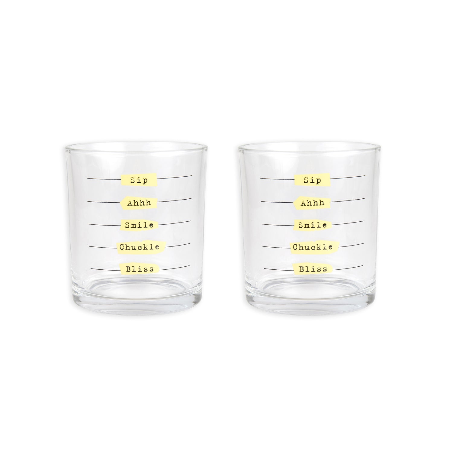 Five Stages To Happiness Glasses