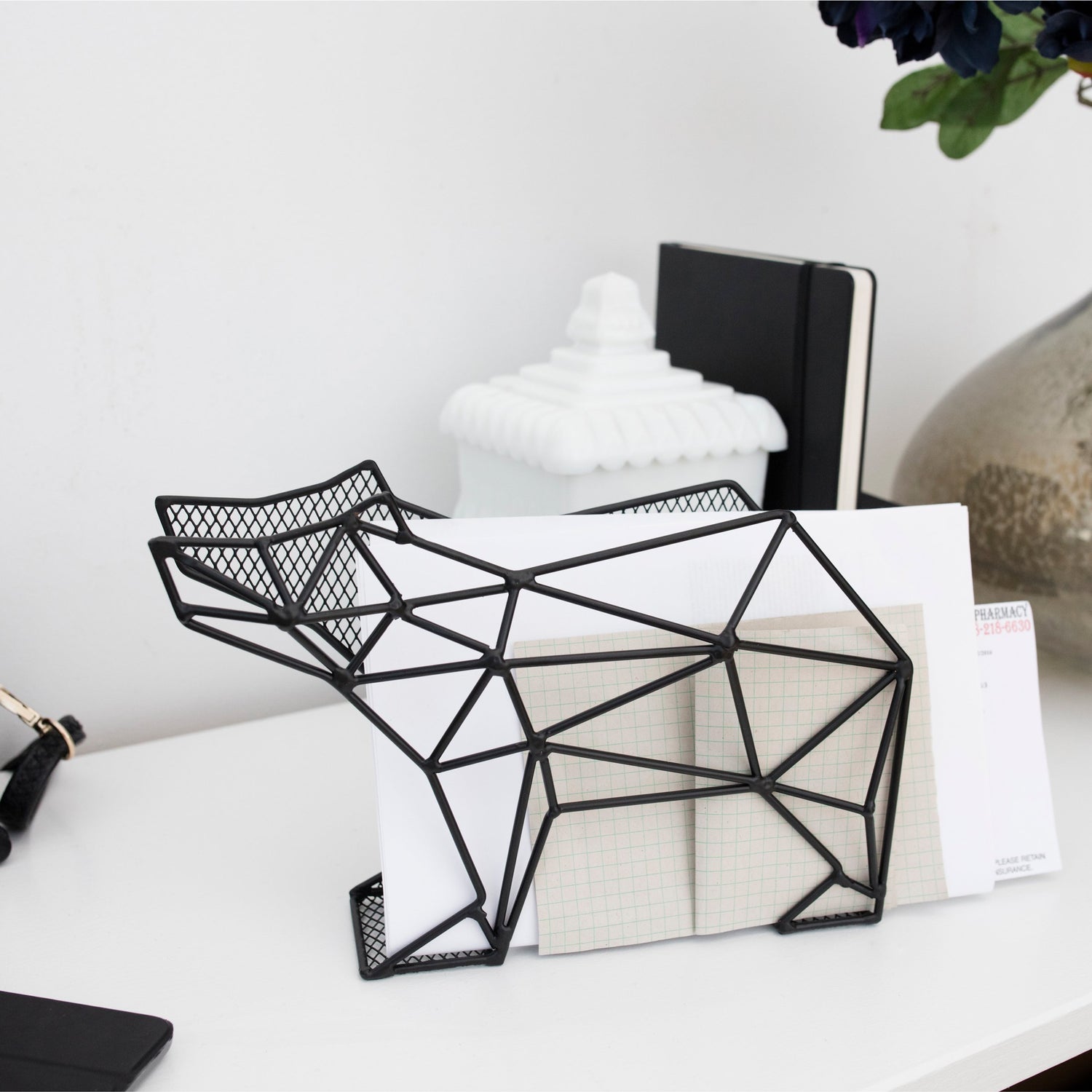 Letter Organizer Bear For Wall And Desk