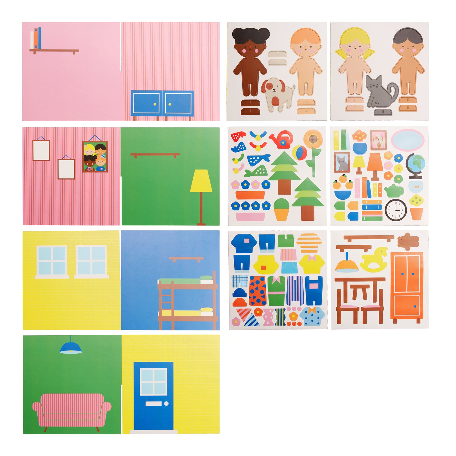 Kidoki Make, Stick & Play: at My House