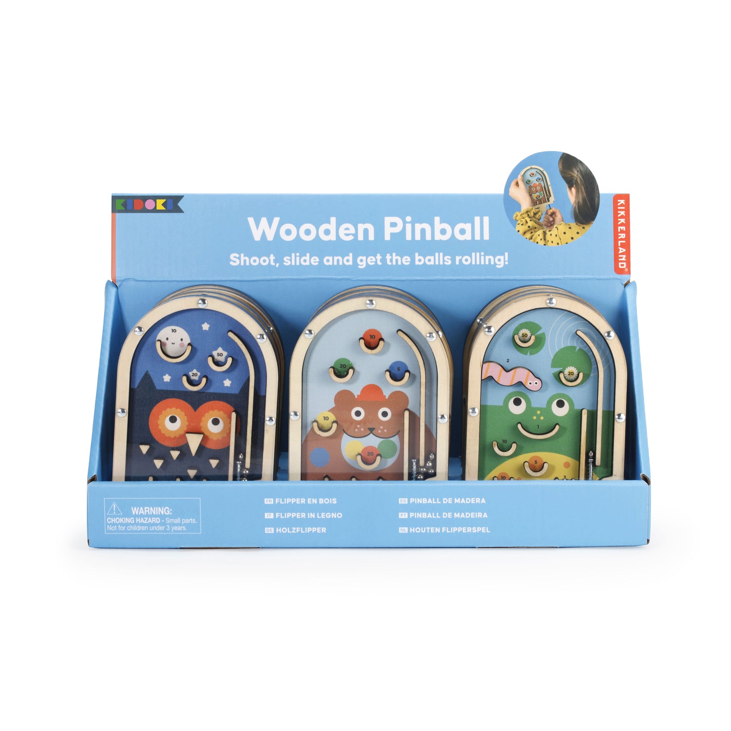 Kidoki Wooden Pinball