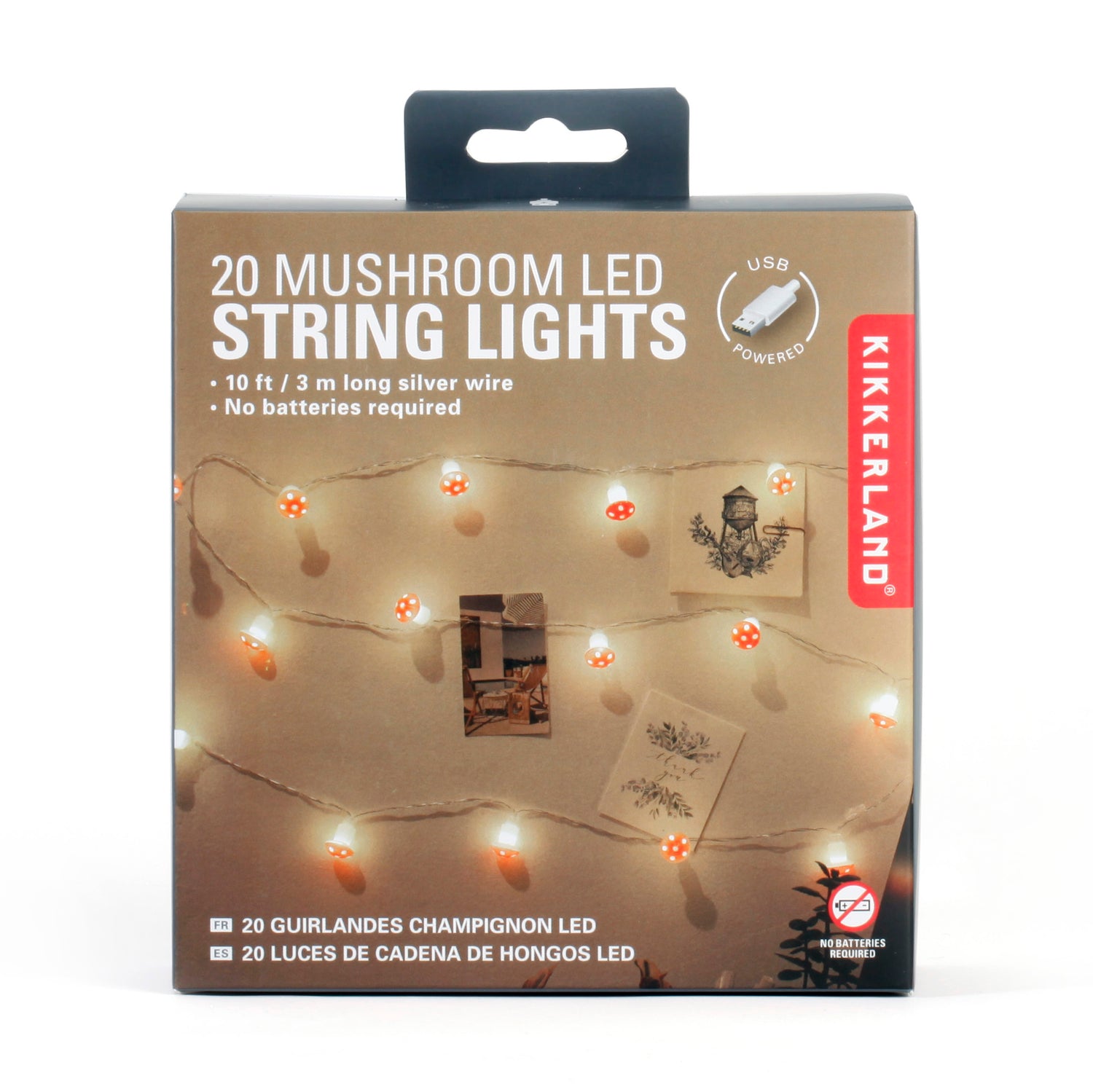 20 Mushroom Led String Lights