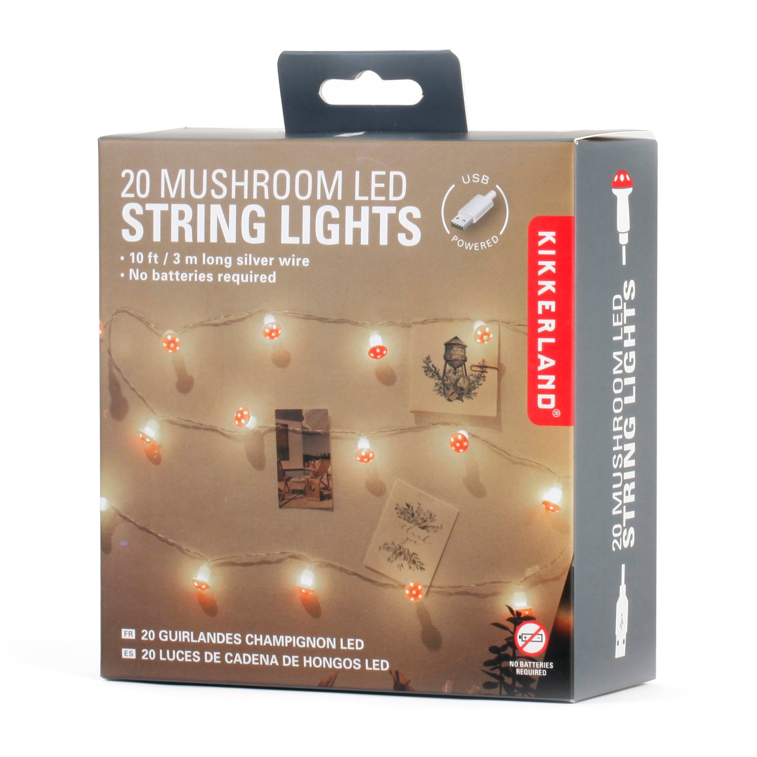 20 Mushroom Led String Lights