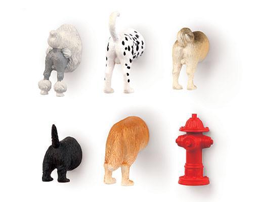 Dog Butt Magnets 6 Per Set