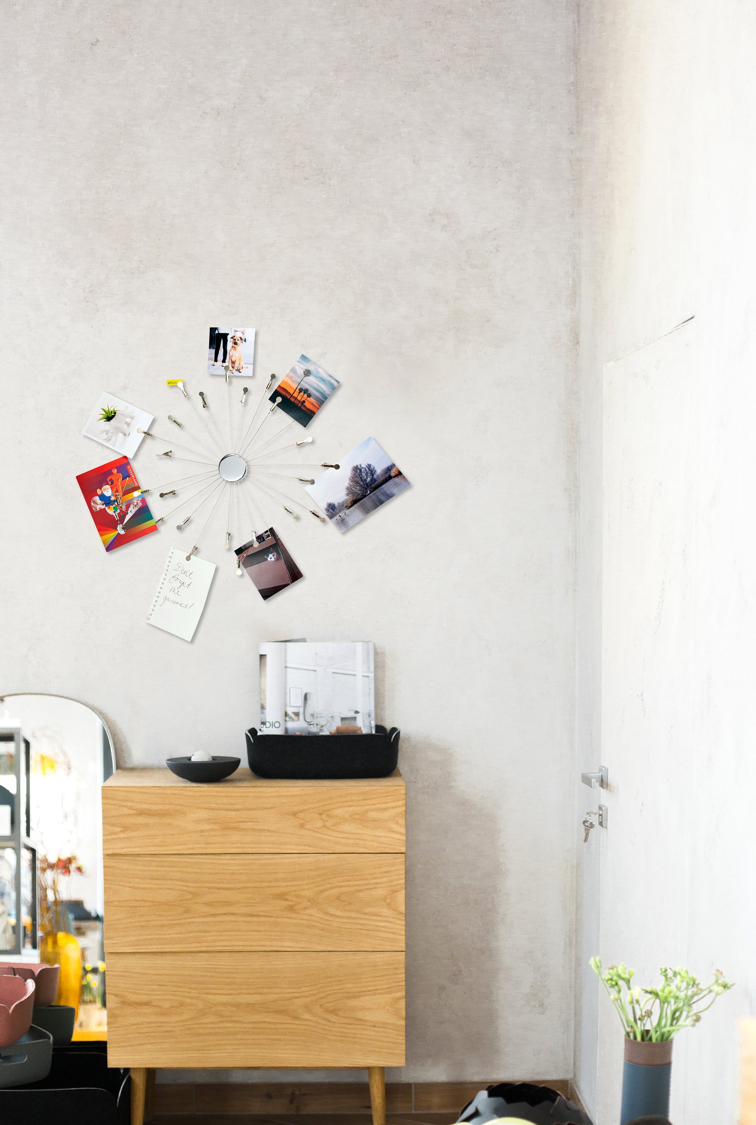 Sunburst Photo/memo Holder