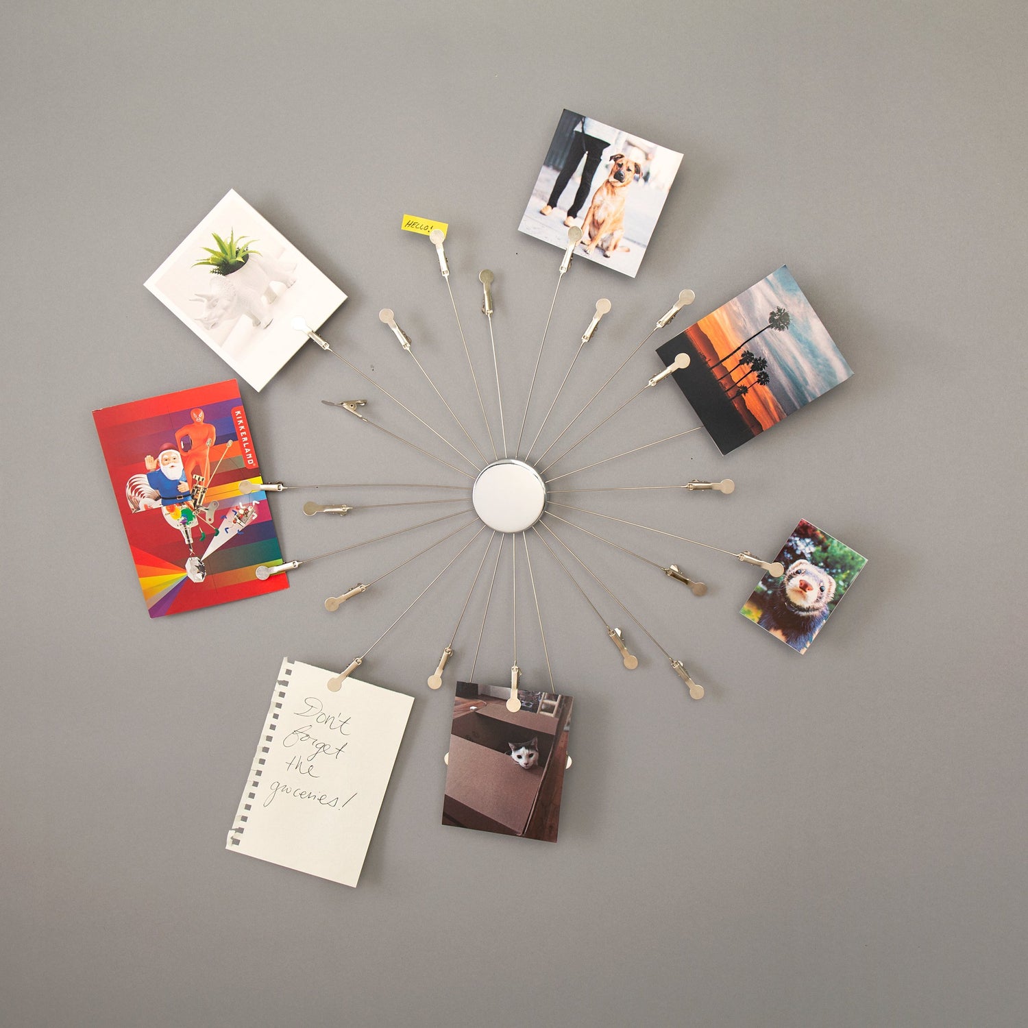 Sunburst Photo/memo Holder