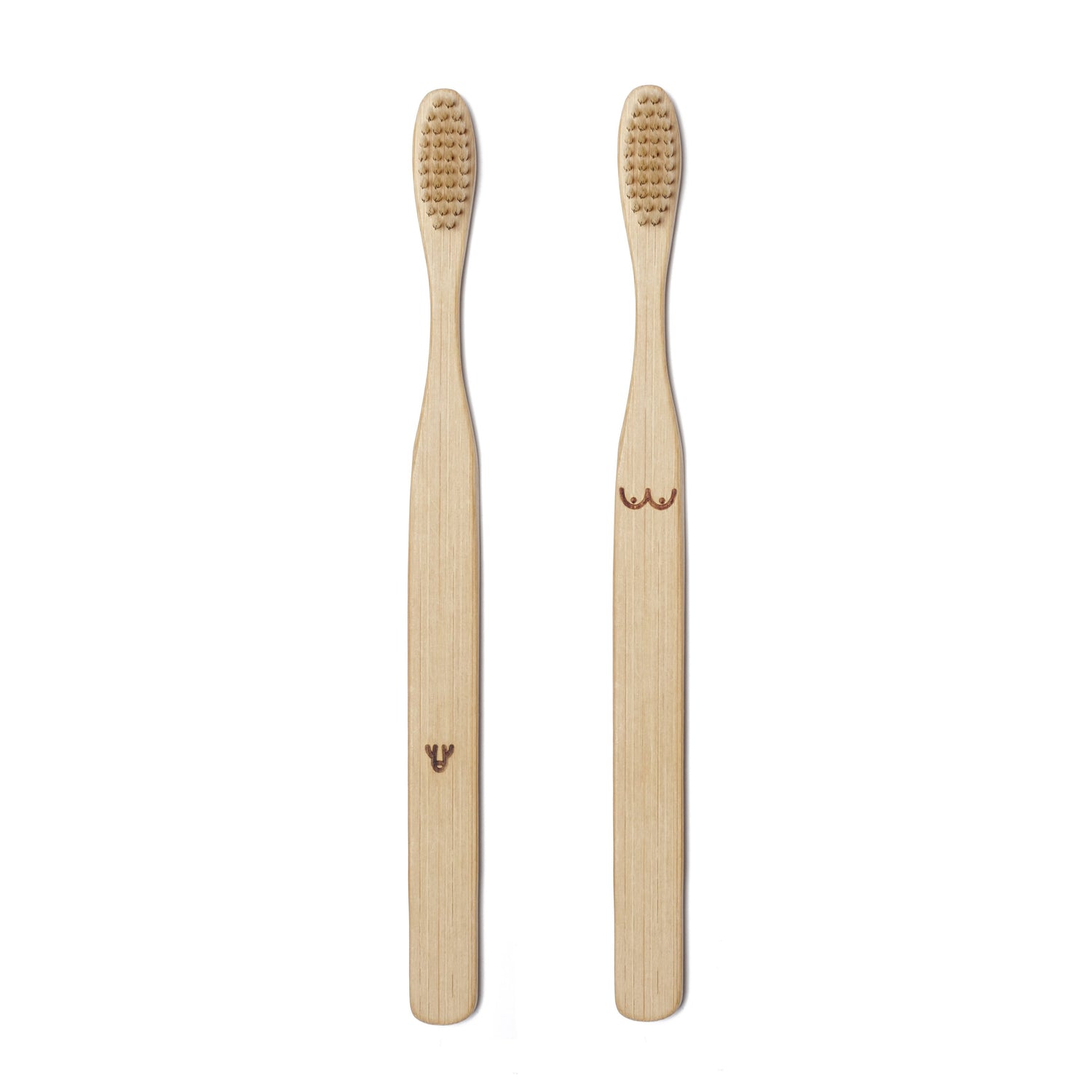 Nudie Bamboo Toothbrush Set