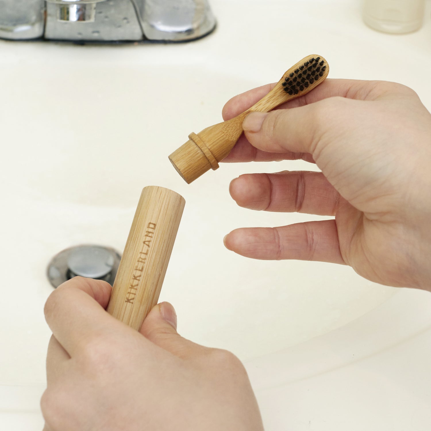 On-the-go Bamboo Toothbrush