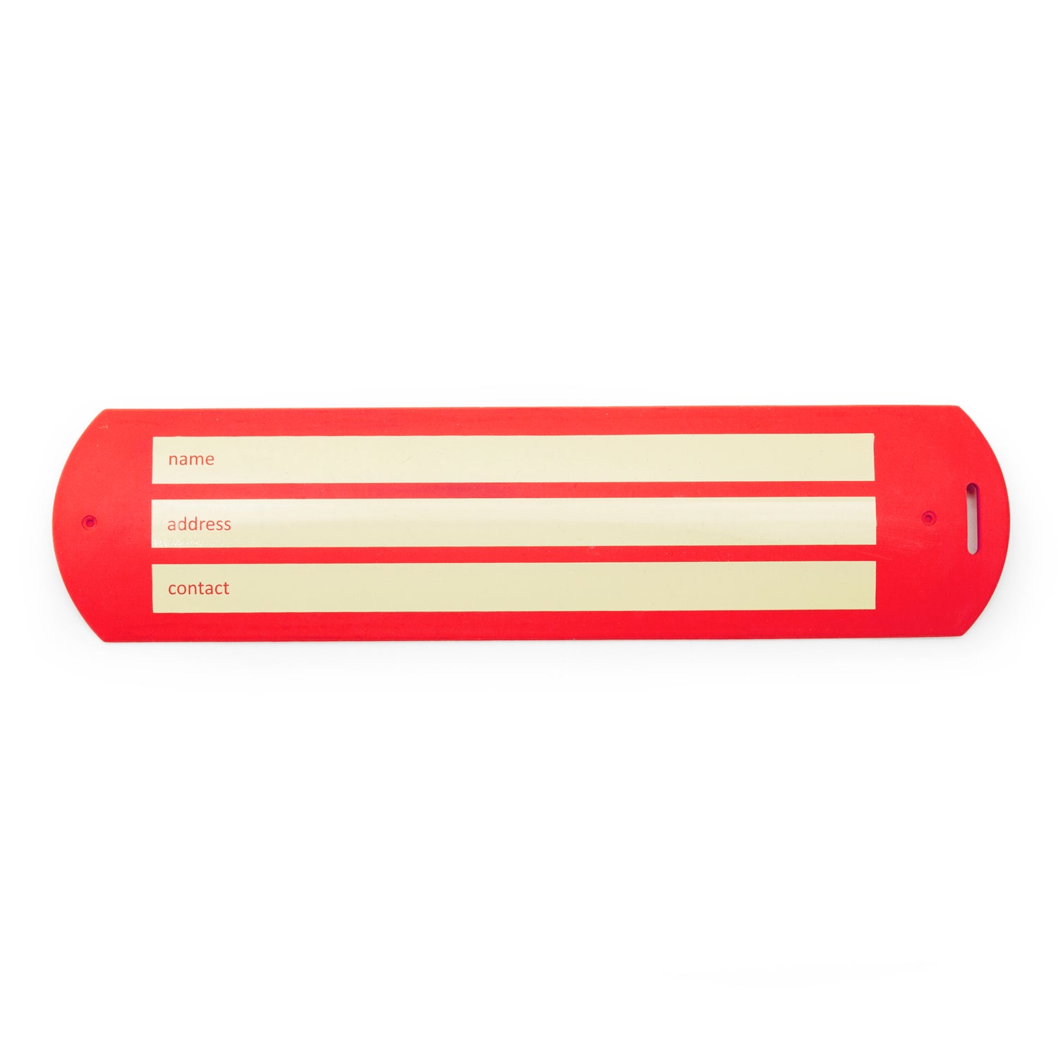 Red Slap Luggage Tag