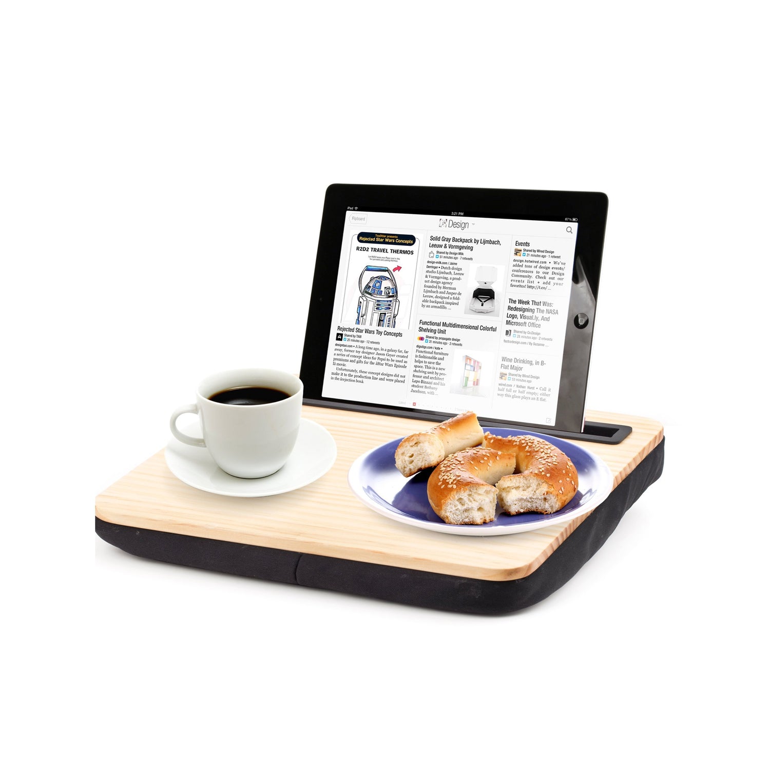 iBed Lap Desk Wood