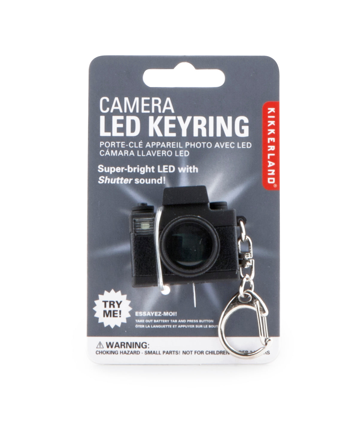 Camera Led Keychain Carded/Cdu