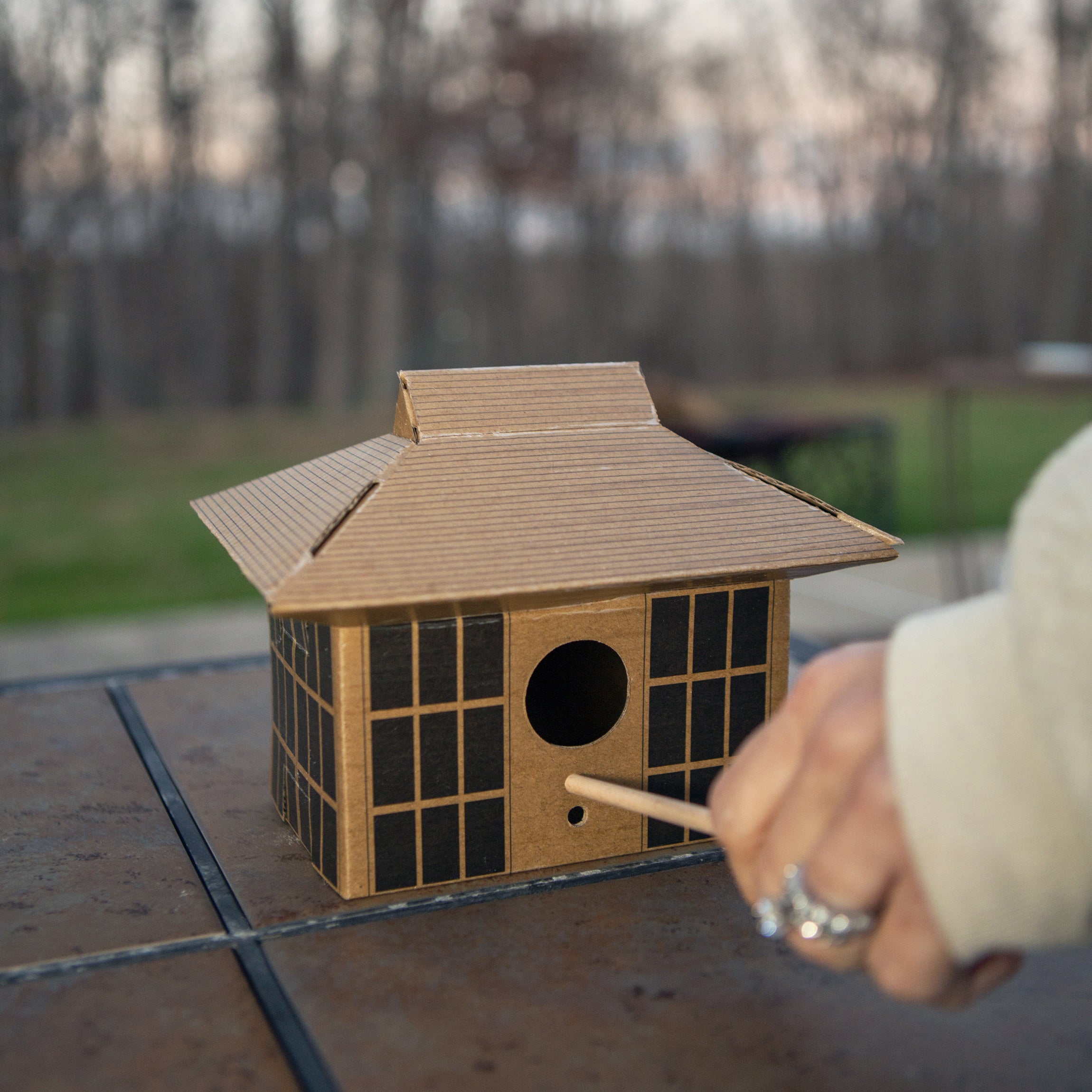 DIY Bird House Japanese Tea House Kikkerland B.V