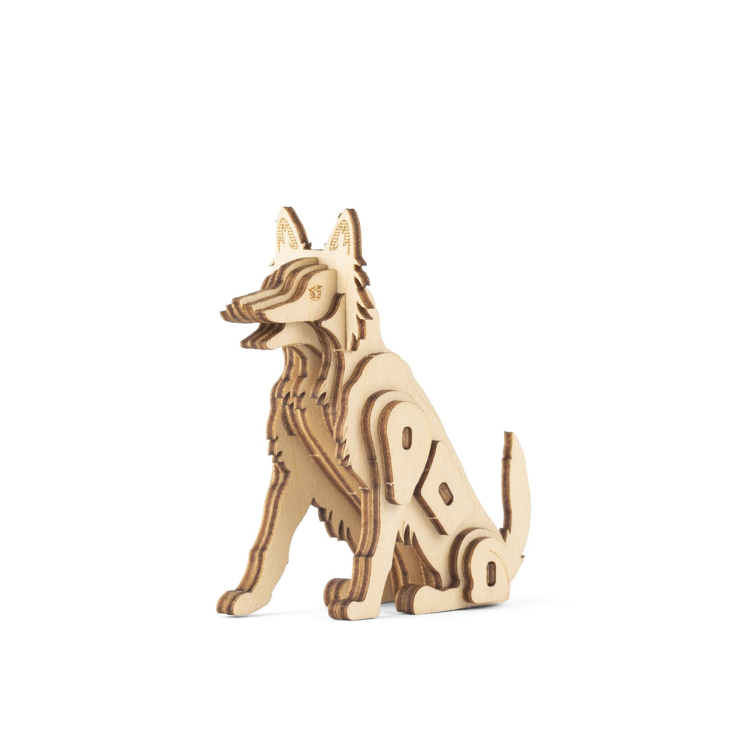 Hund 3D Holz Puzzle