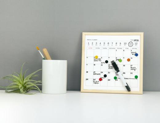 Mini White Board Kalender
