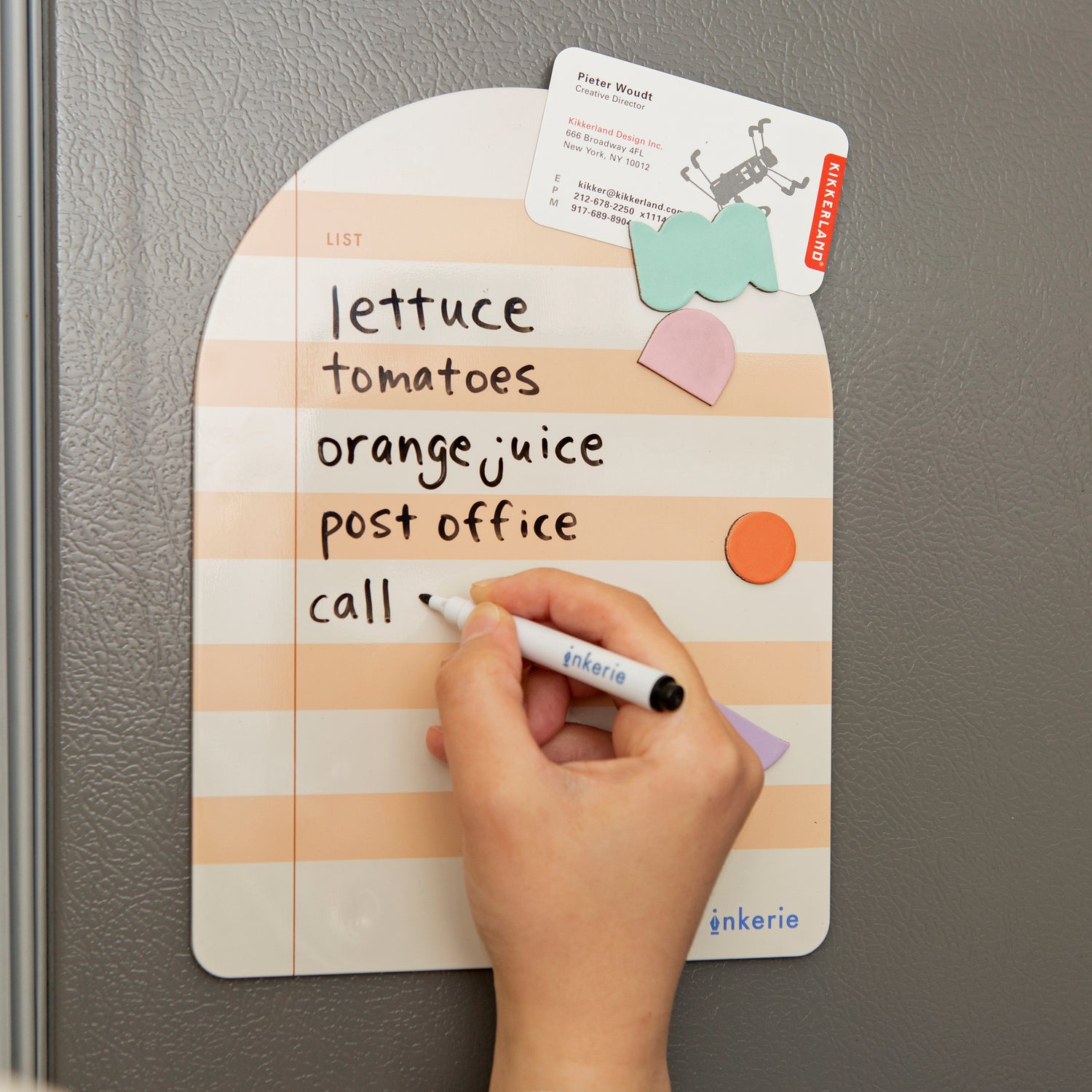 Magnetic Dry Erase List Memo Board