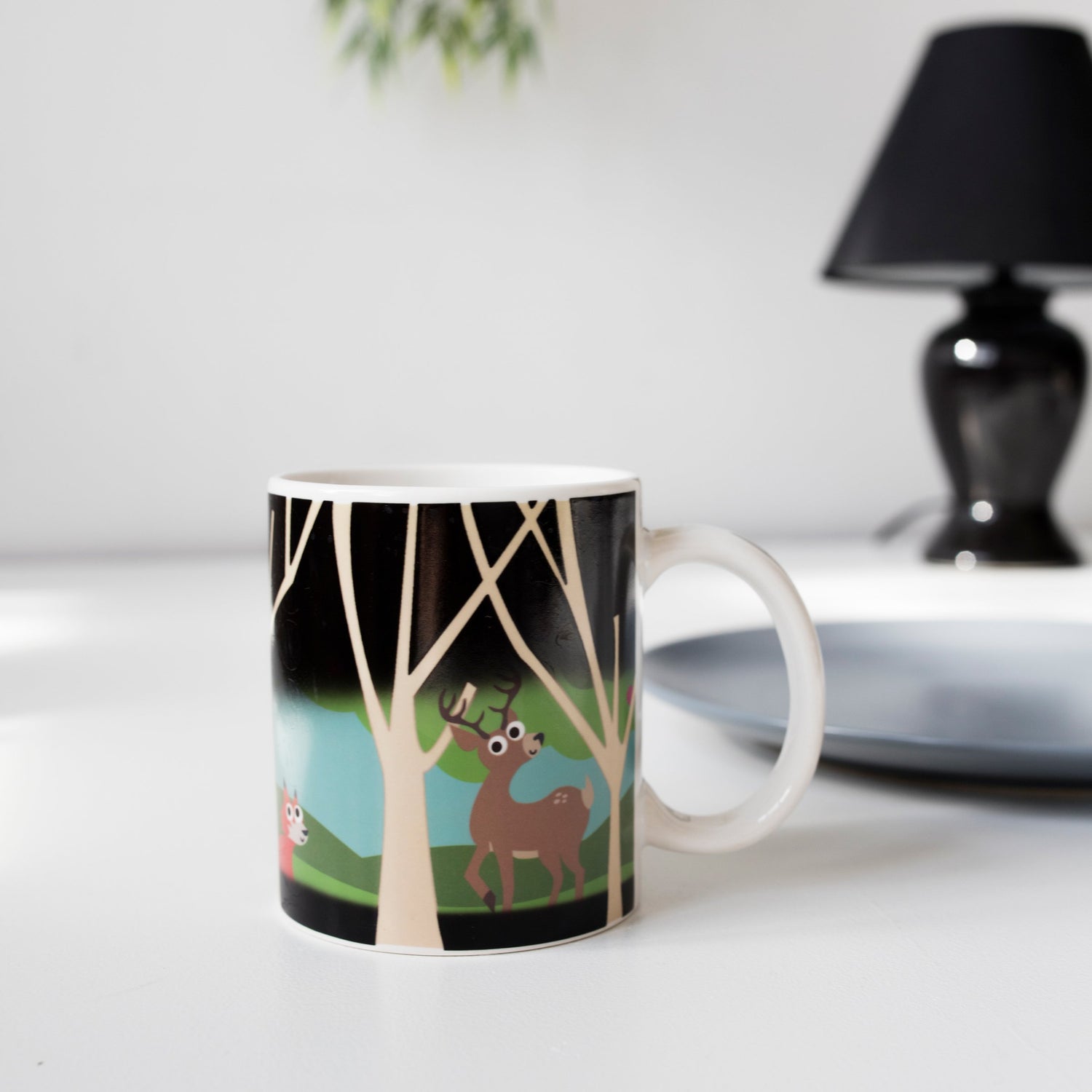 Woodlands morphing mug