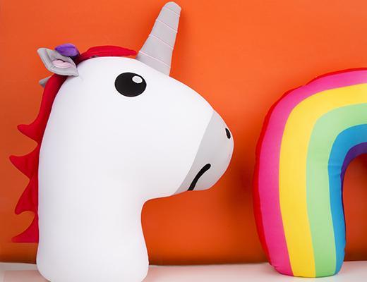 Almohadas unicornio sales