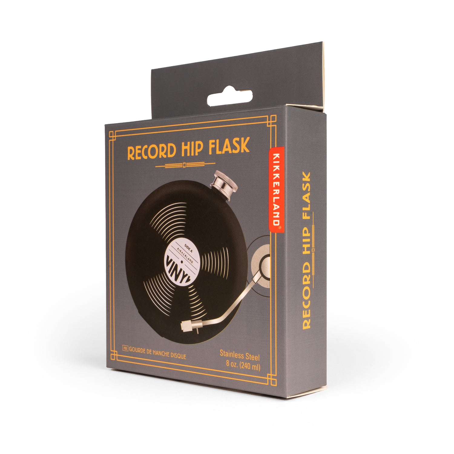 Record Hip Flask