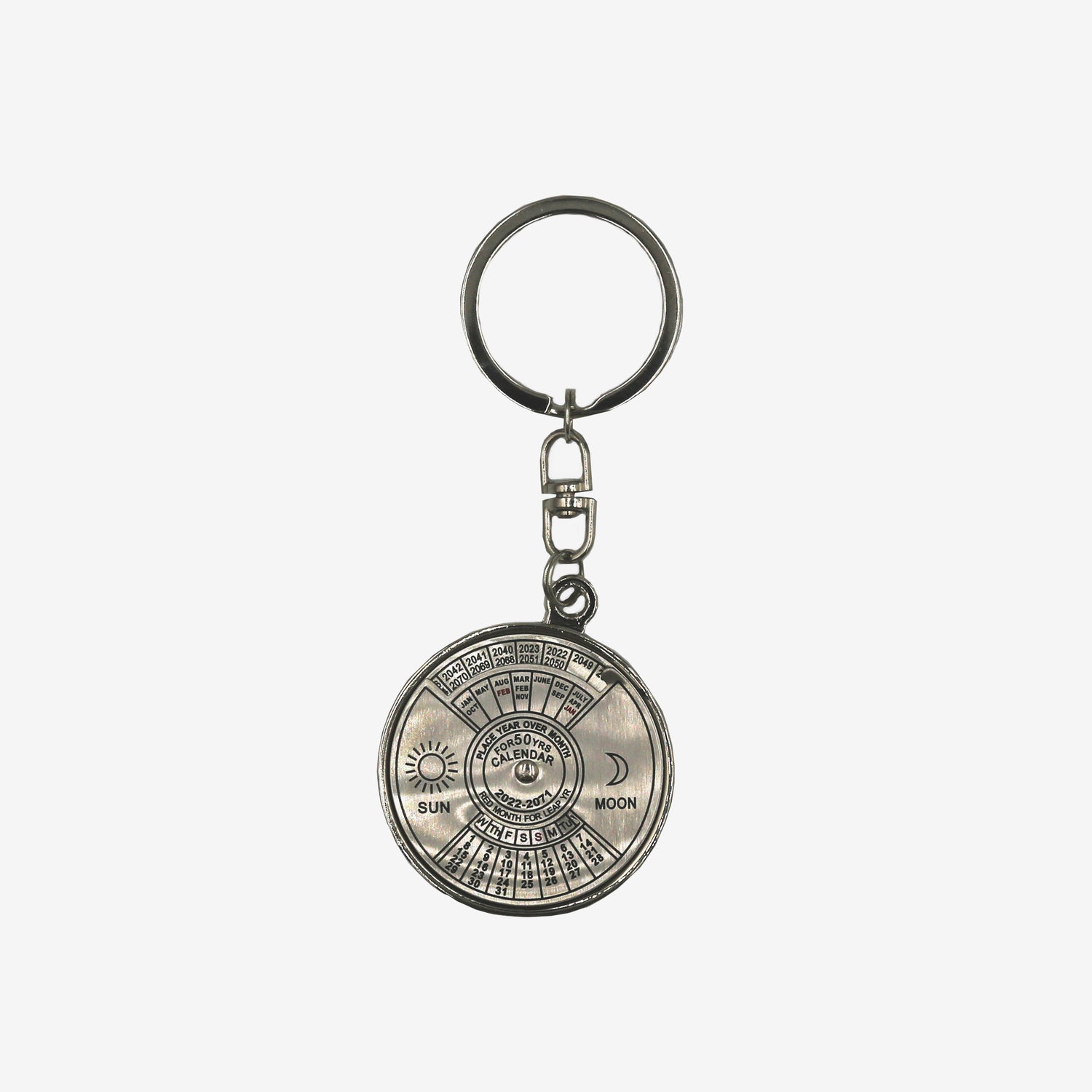 50 Year Calendar Keyring