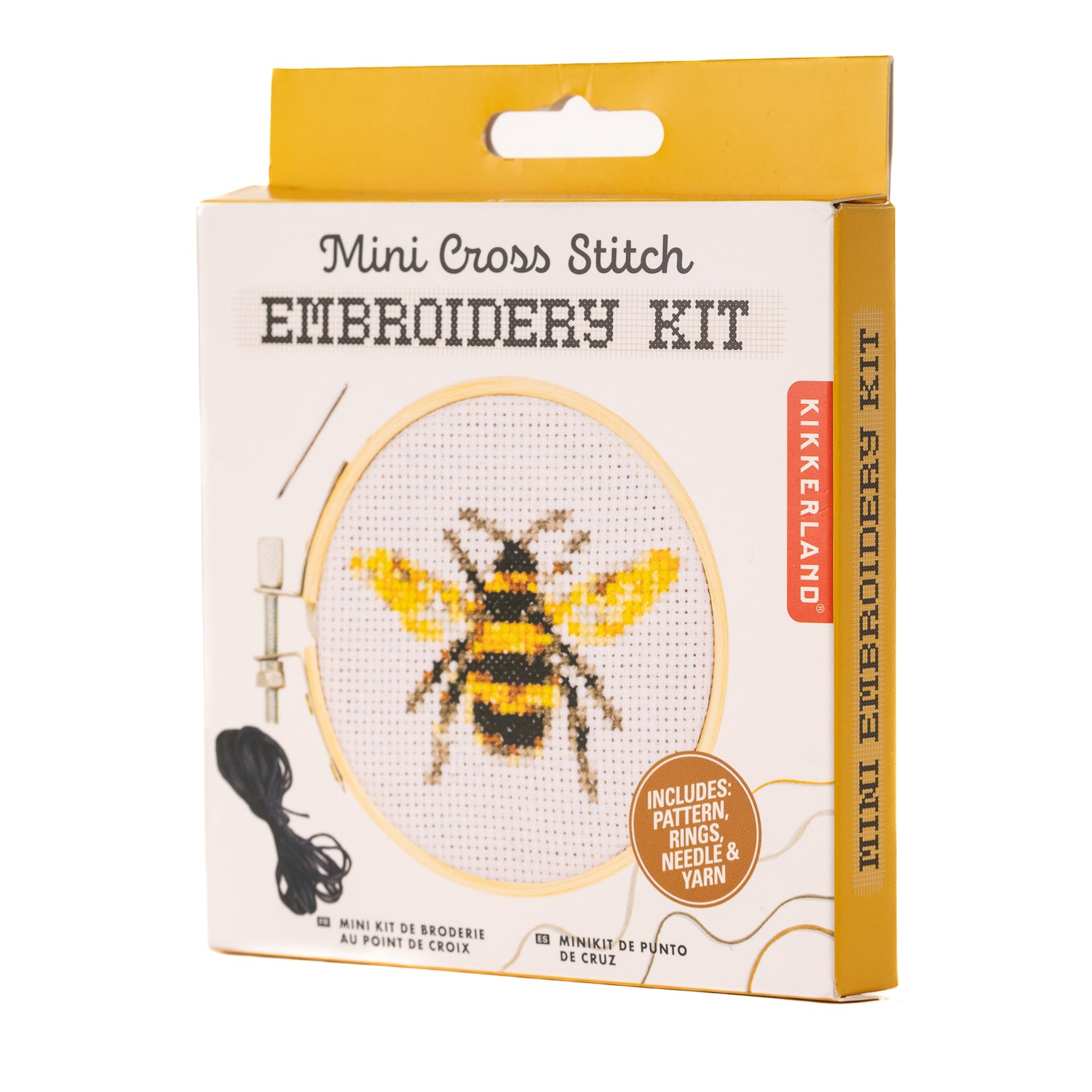 Bee Mini Cross Stitch Embroidery Kit