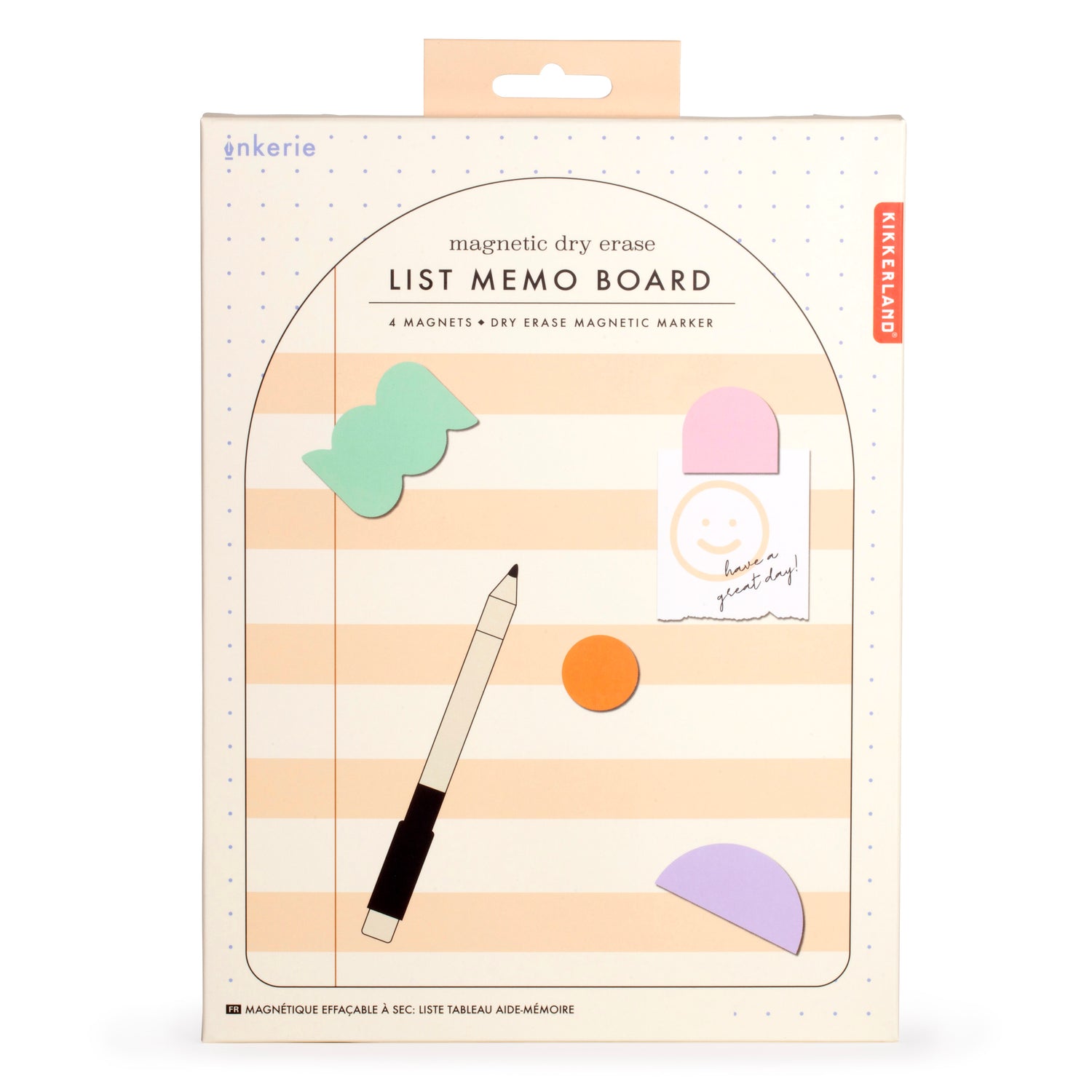 Inkerie Magnetic Dry Erase List Memo Board