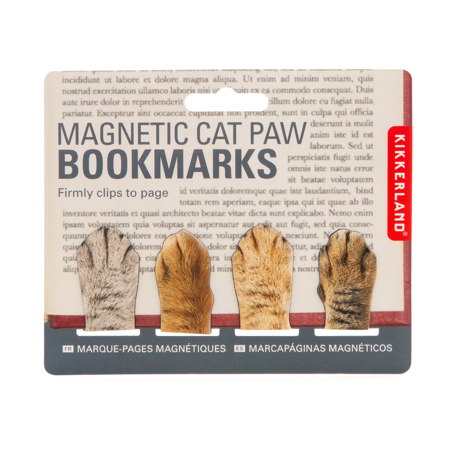 Magnetic Cat Paw Bookmarks