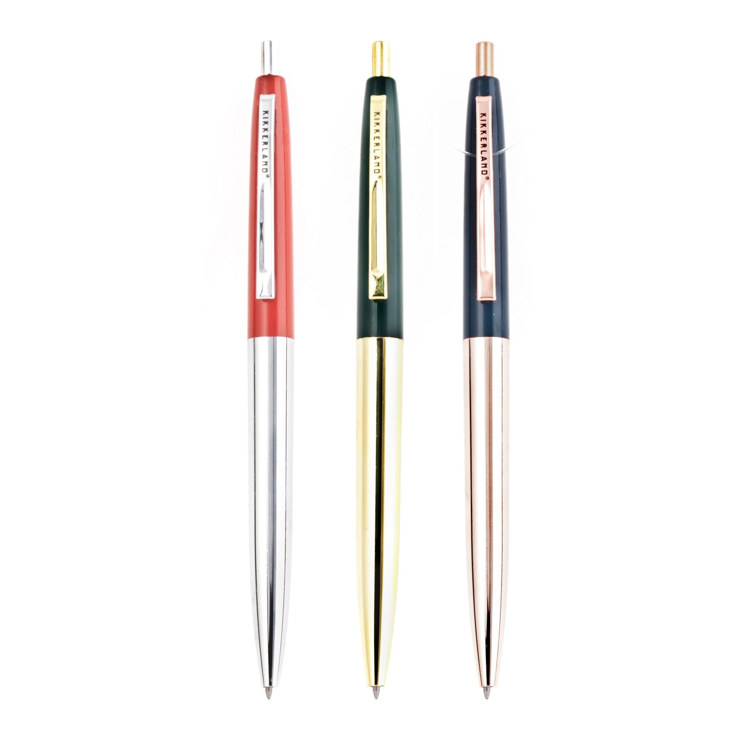 Stylos rétro en métal
