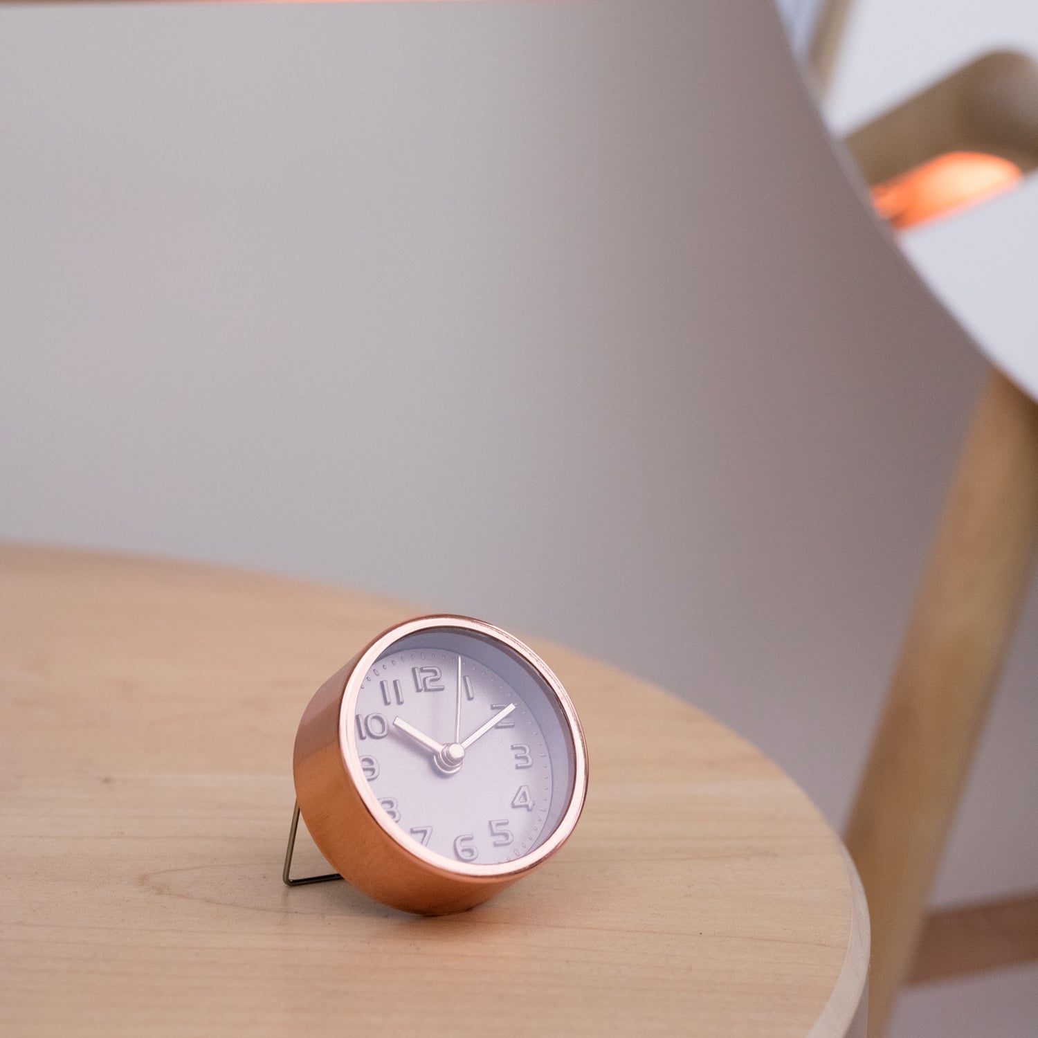 Gold and Copper Alarm Clock