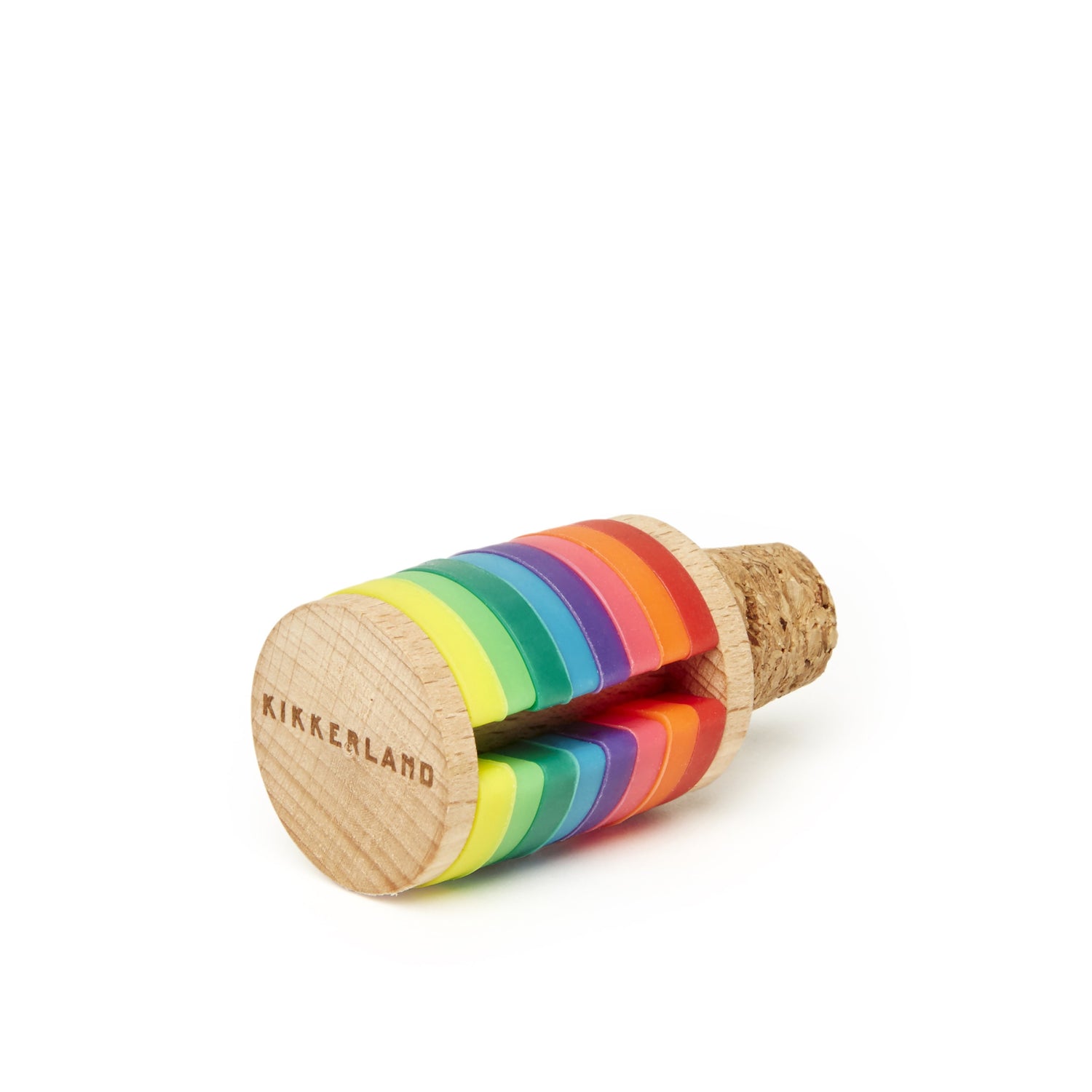 Rainbow Wine Rings and Stopper