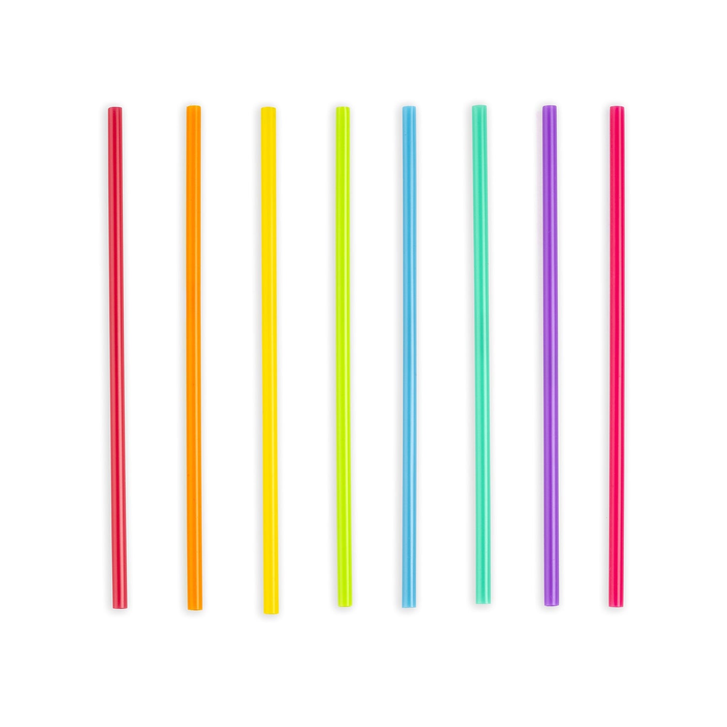 8 pouces de couleur vive paille réutilisable