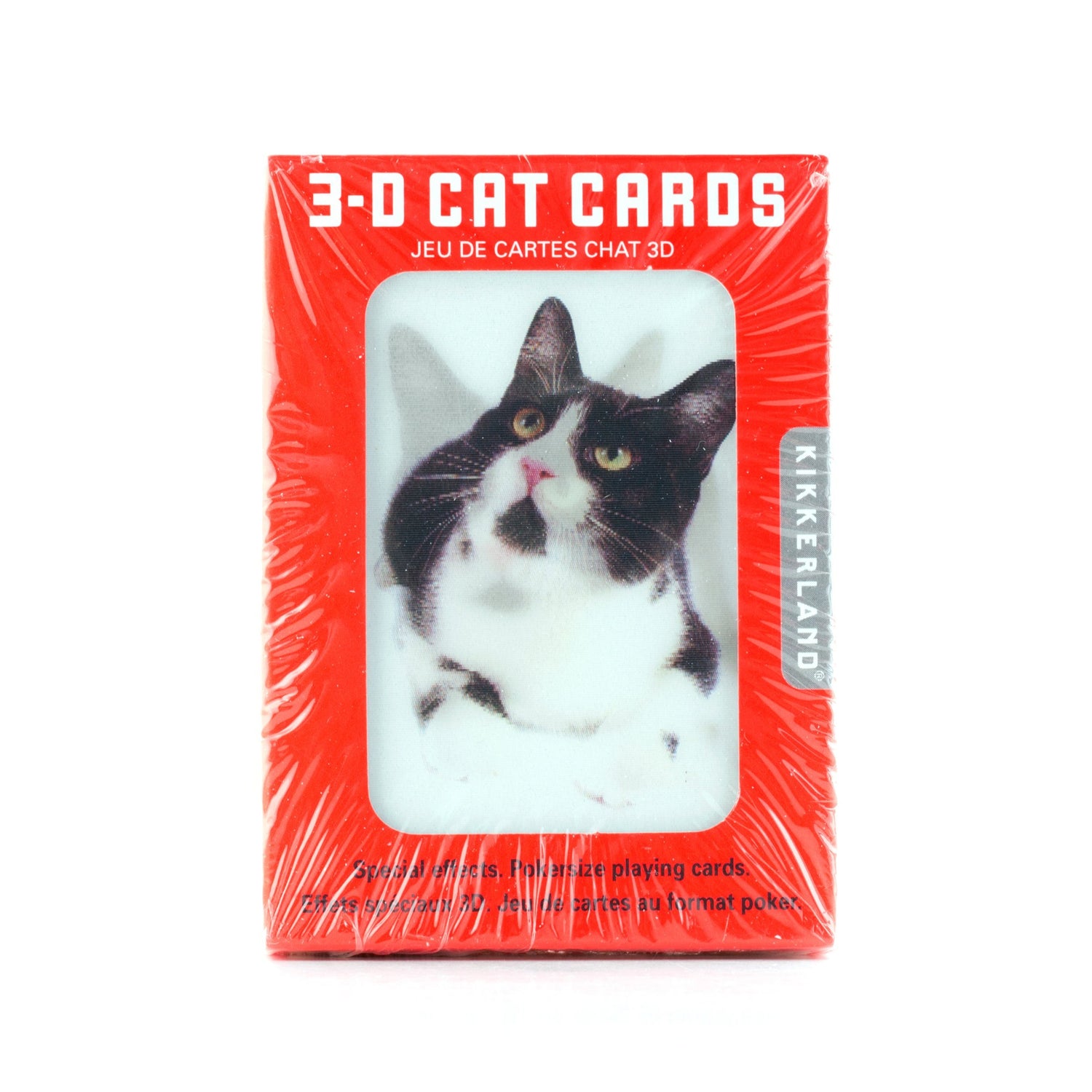 Cartes à jouer chats 3D