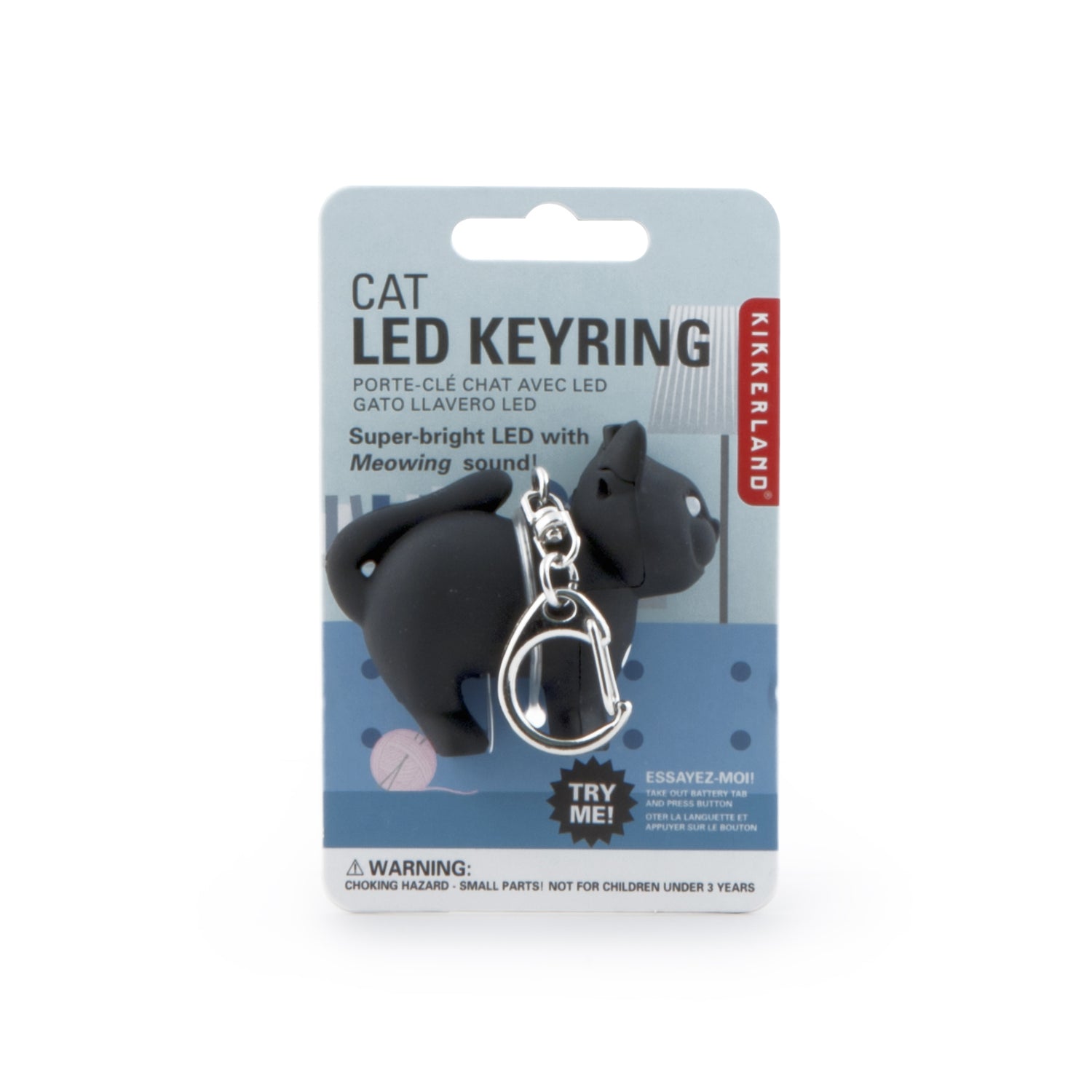Cat Led & Sound Keychain