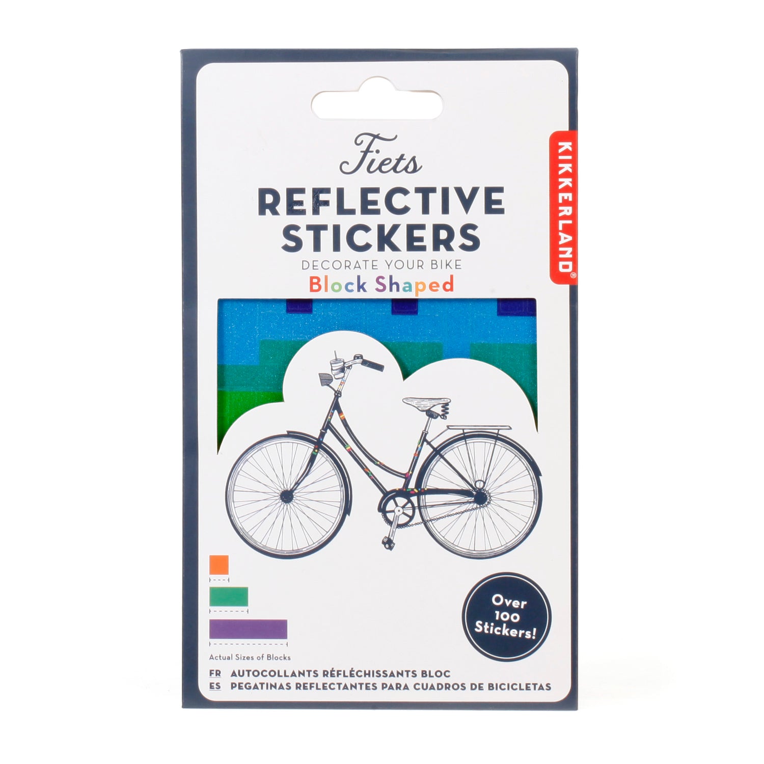 Rainbow Blocks Reflect Bike Stickers