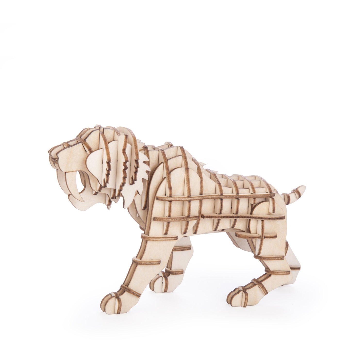 Tigre 3D puzzle di legno
