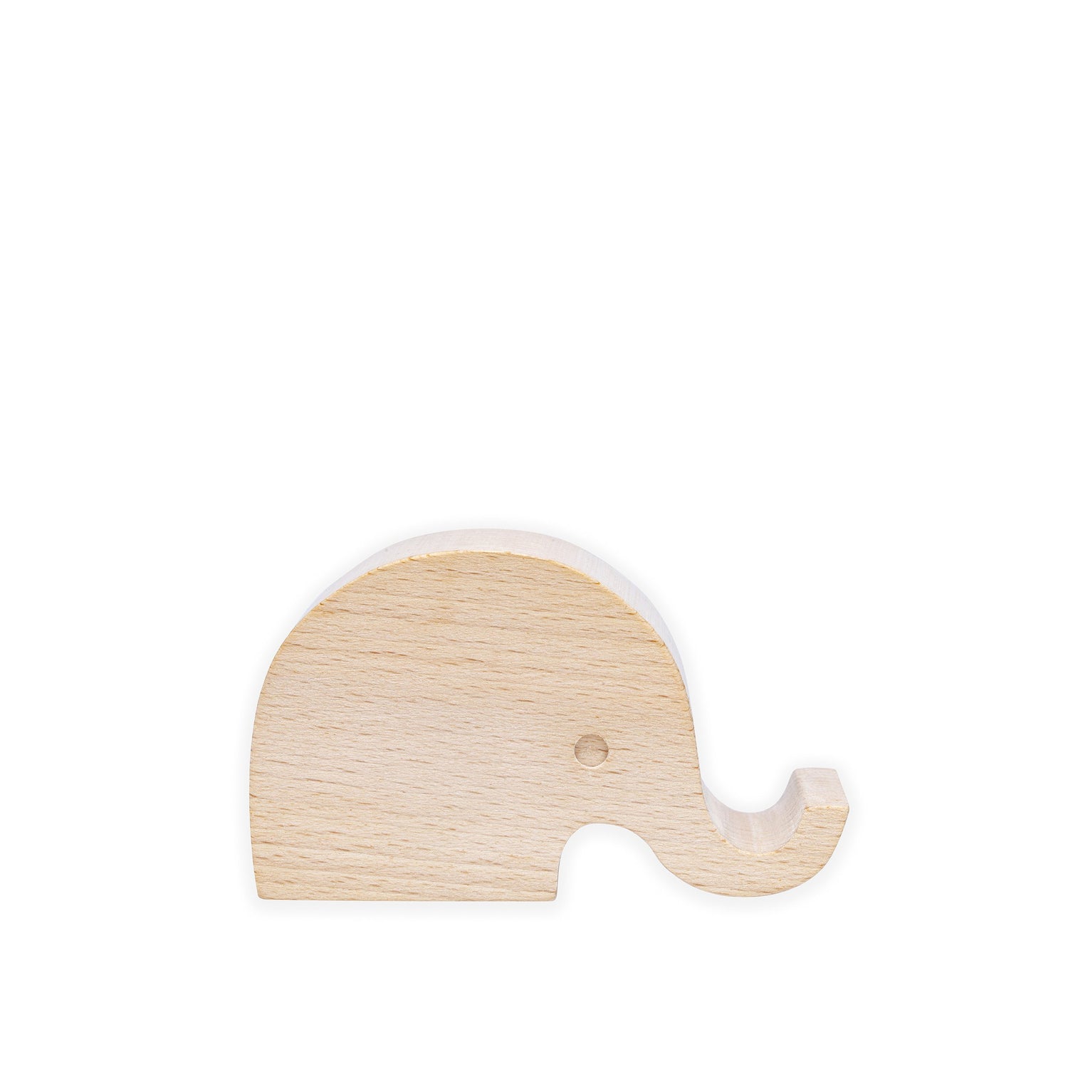 Supporto per telefono in legno di faggio elefante