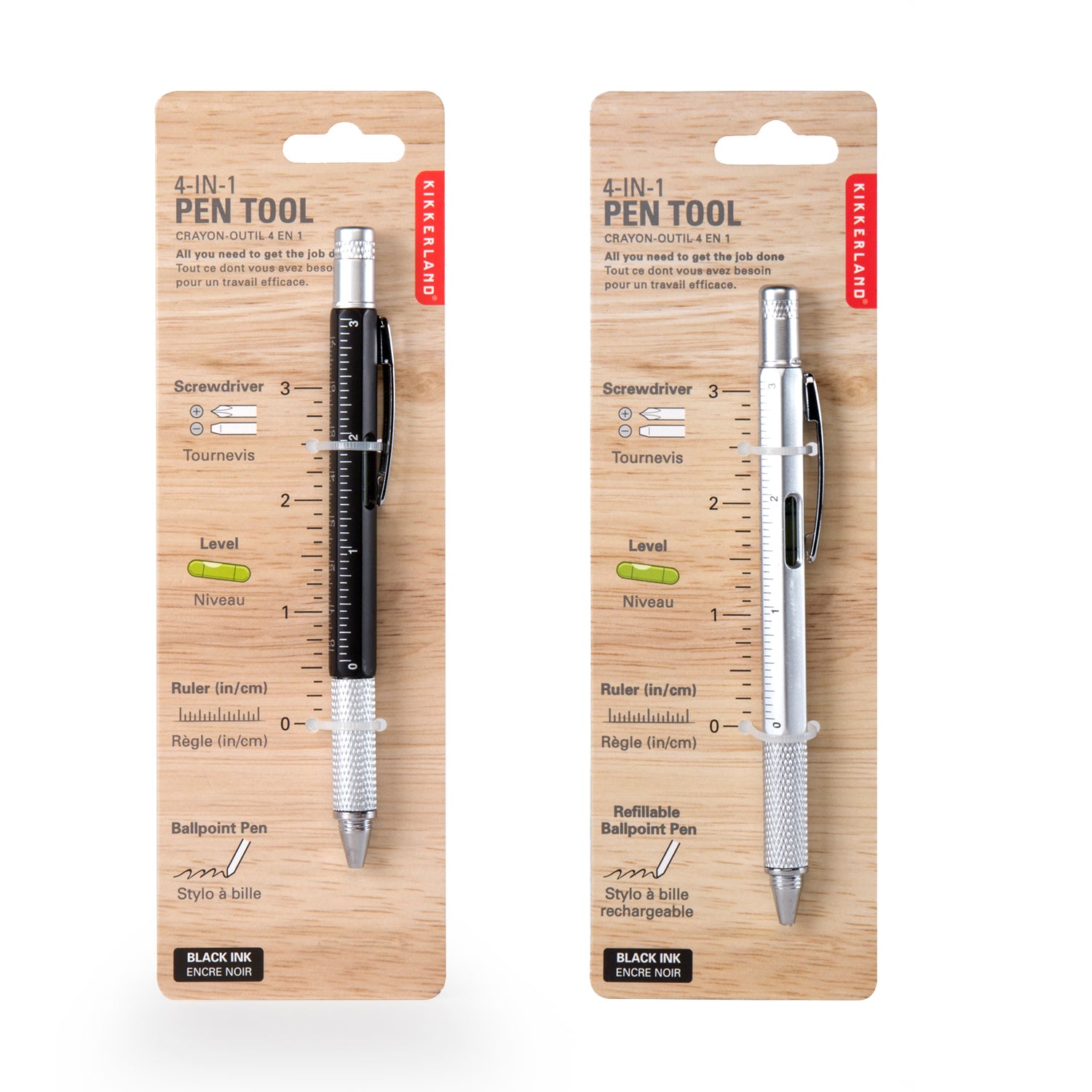 Pen multi tool zwart en zilver