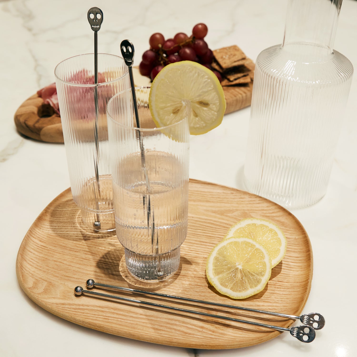 SKULL COCKTAIL STIRRERS