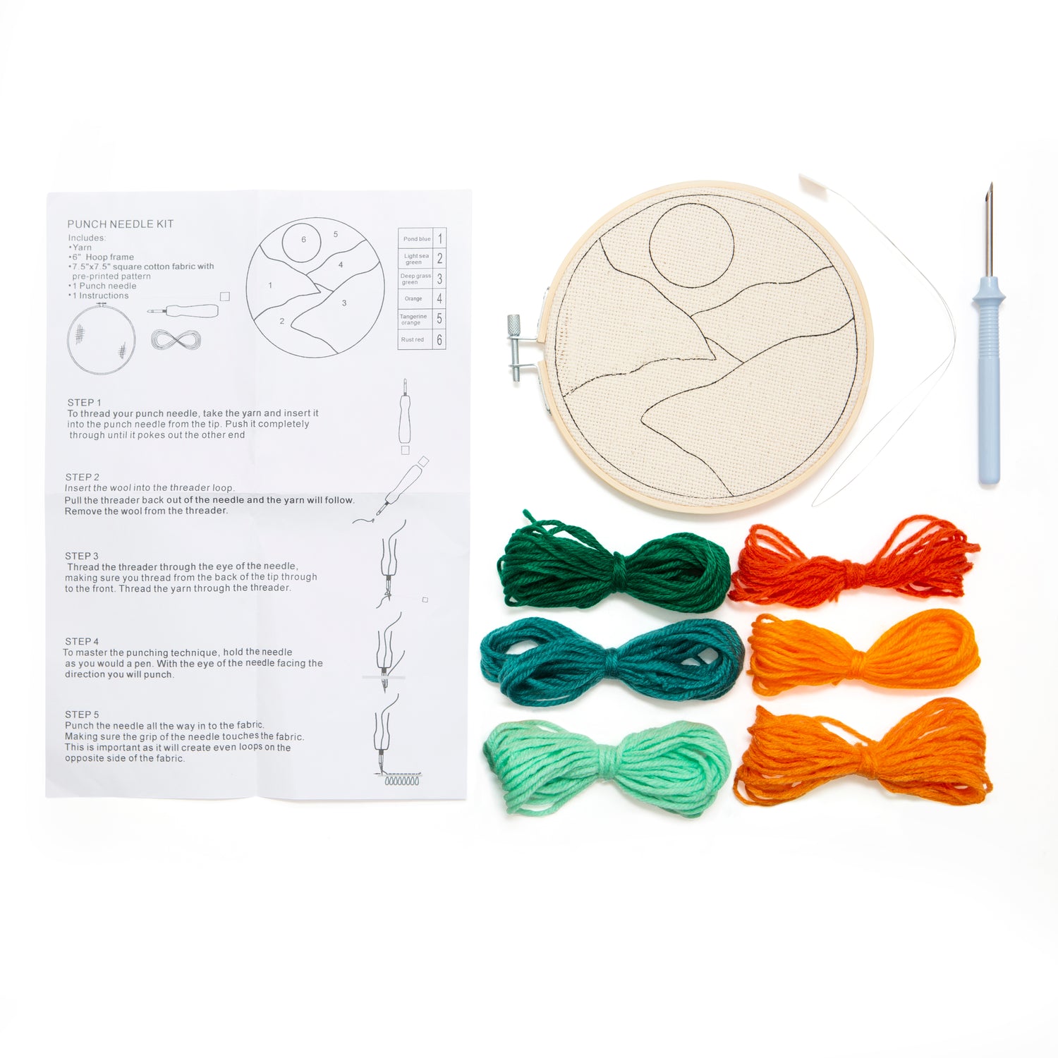 Landscape Punch Needle Kit