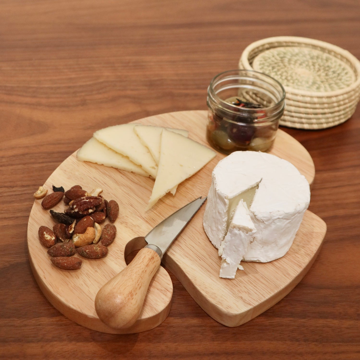 Mushroom Cutting Board & Knife