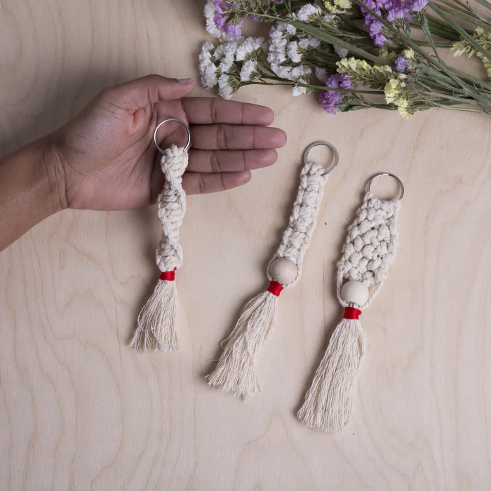 Macrame keychain shop