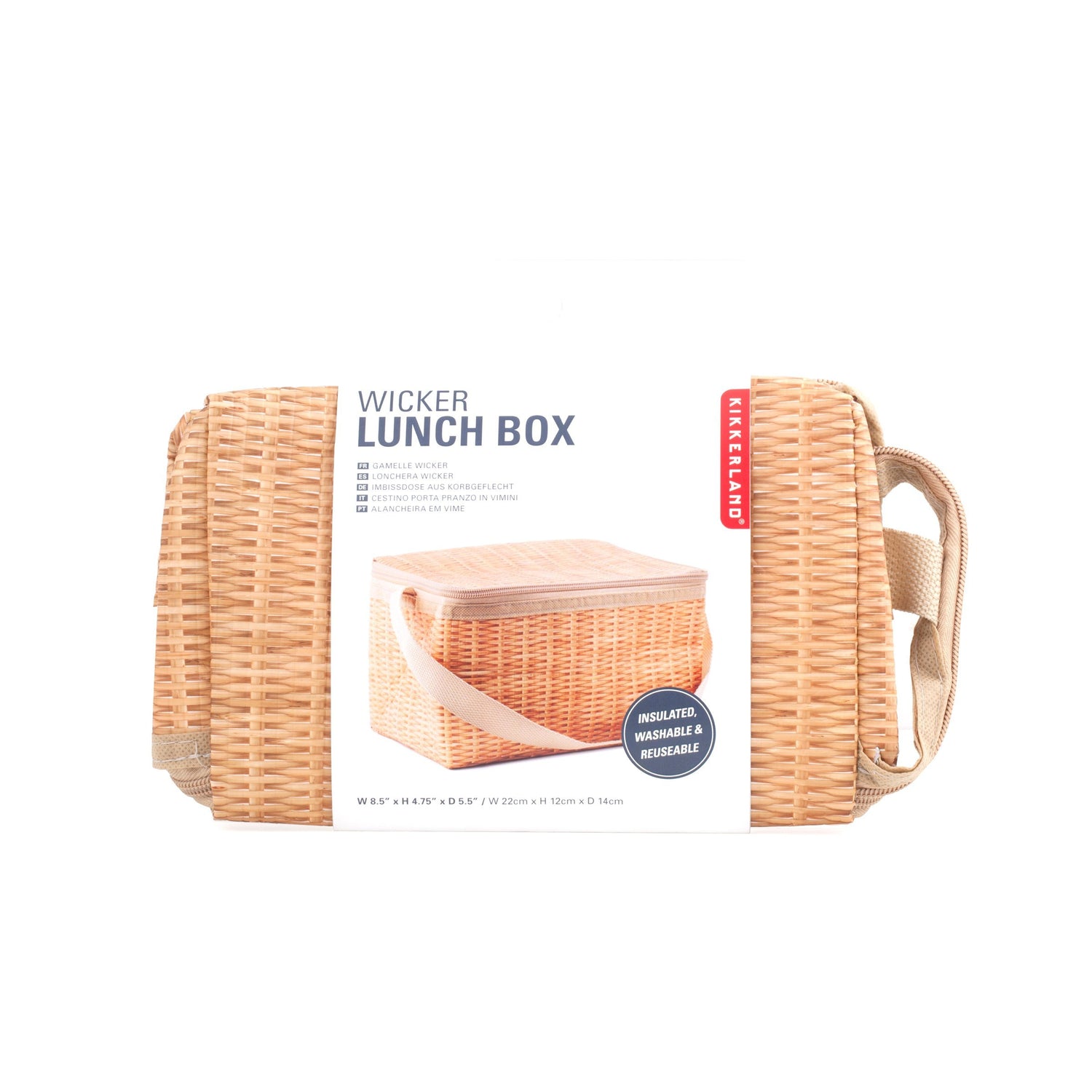 Rieten lunch box