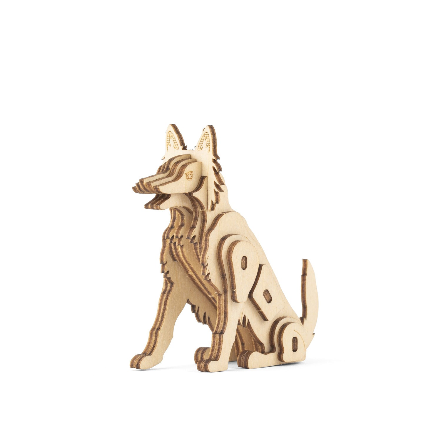 Hond 3D houten puzzel