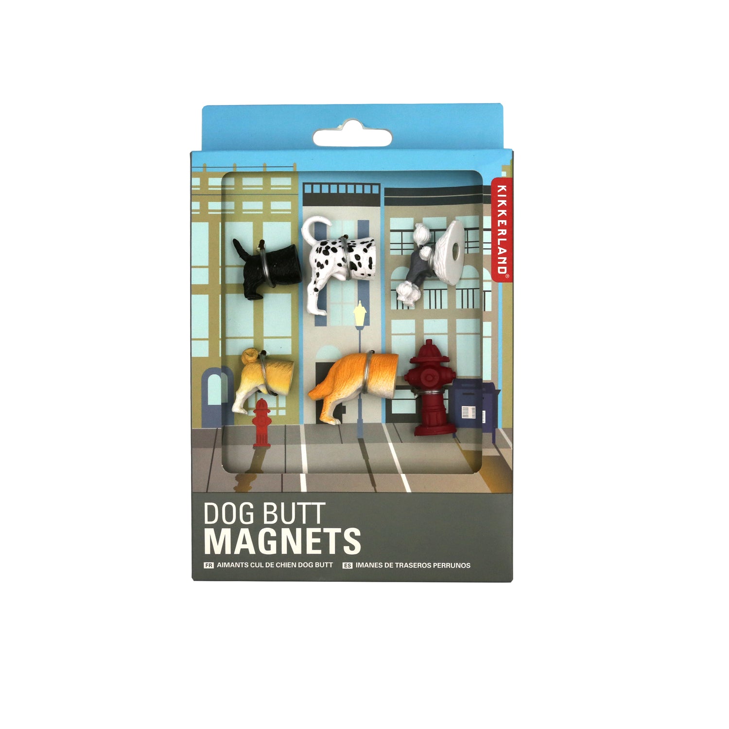 Hond Butt magneten 6 per set