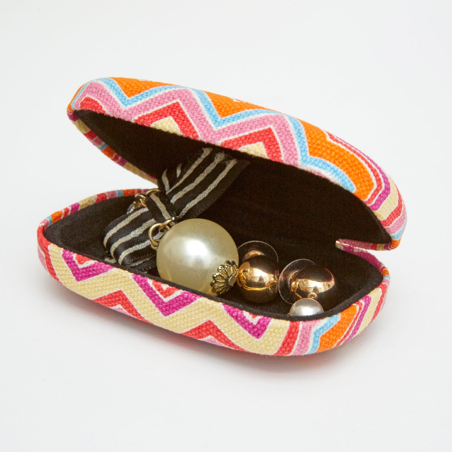 Striped Travel Case
