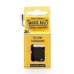 Yellow Submarine Crank Music Box
