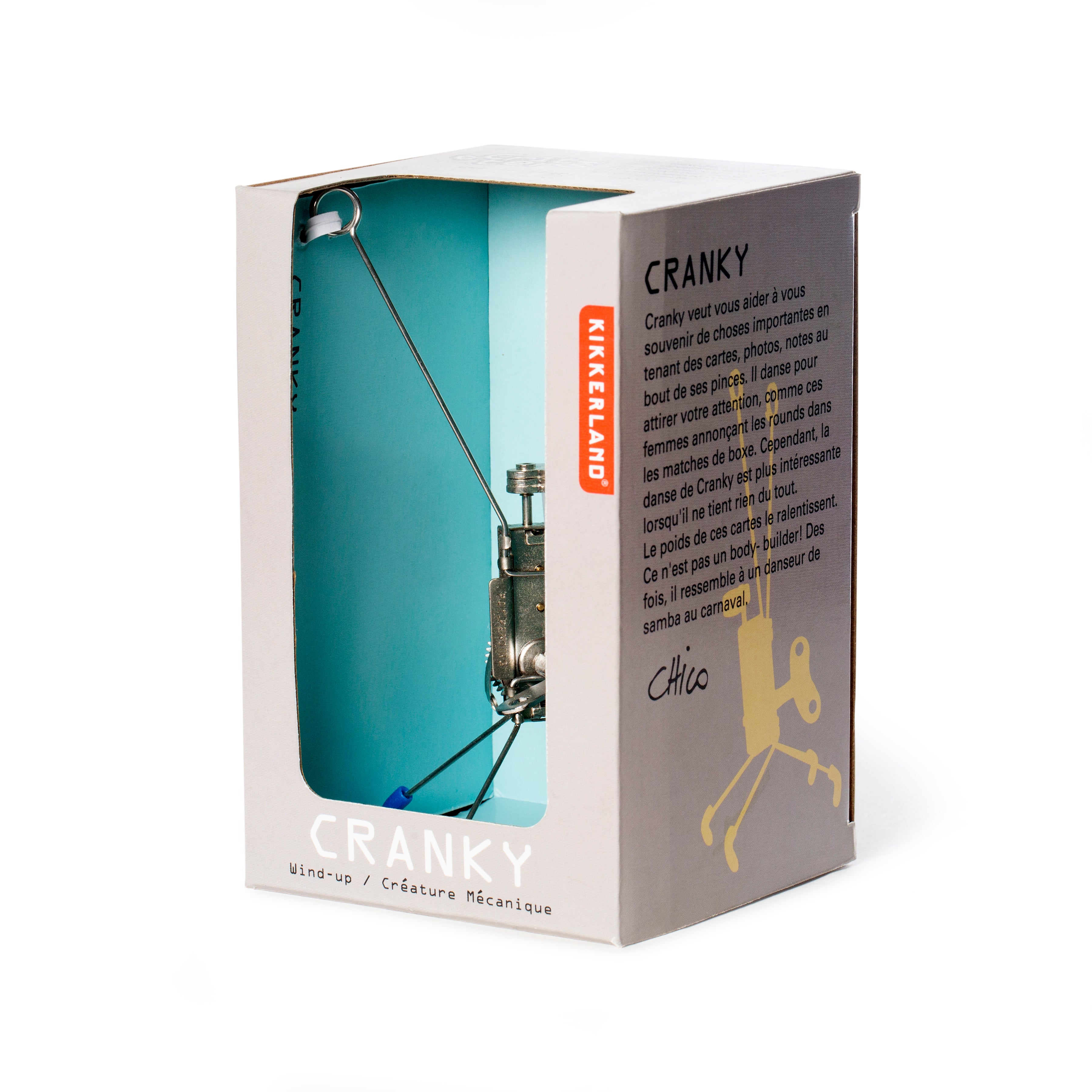 その他 Kikkerland CRANKY 1580 Windup Cranky – Kikkerland Design Inc