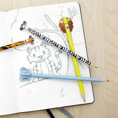 Safari Animal Pencil S/4