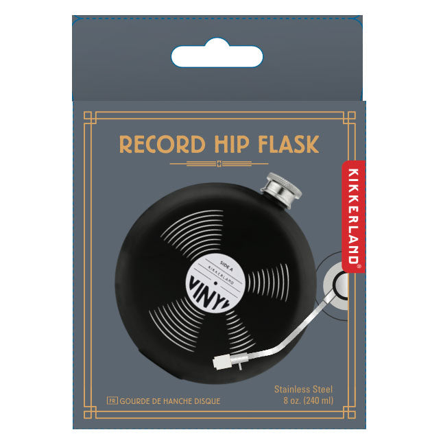 Record Hip Flask