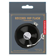 Record Hip Flask